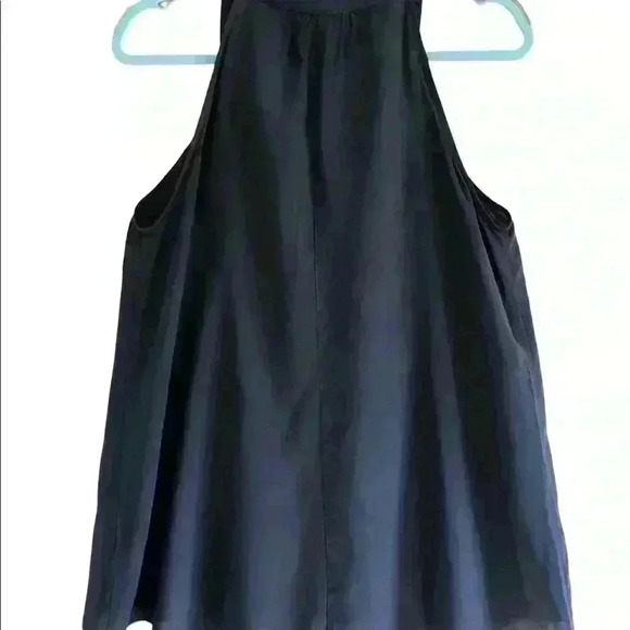 Andree by Unit Blue/Gray Embroidery Sleeveless V Neck Top Size S - Picture 2 of 5